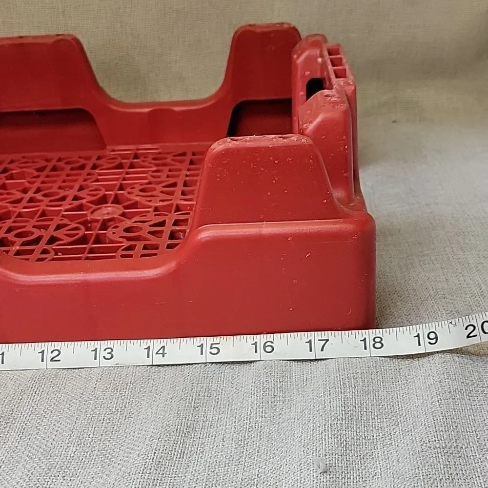 Coke Coca Cola Collectible Vintage Plastic Tray Crate‎ Stackable 18” x 12”